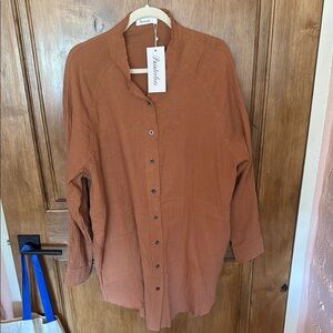 Rust Button-Up Shirt